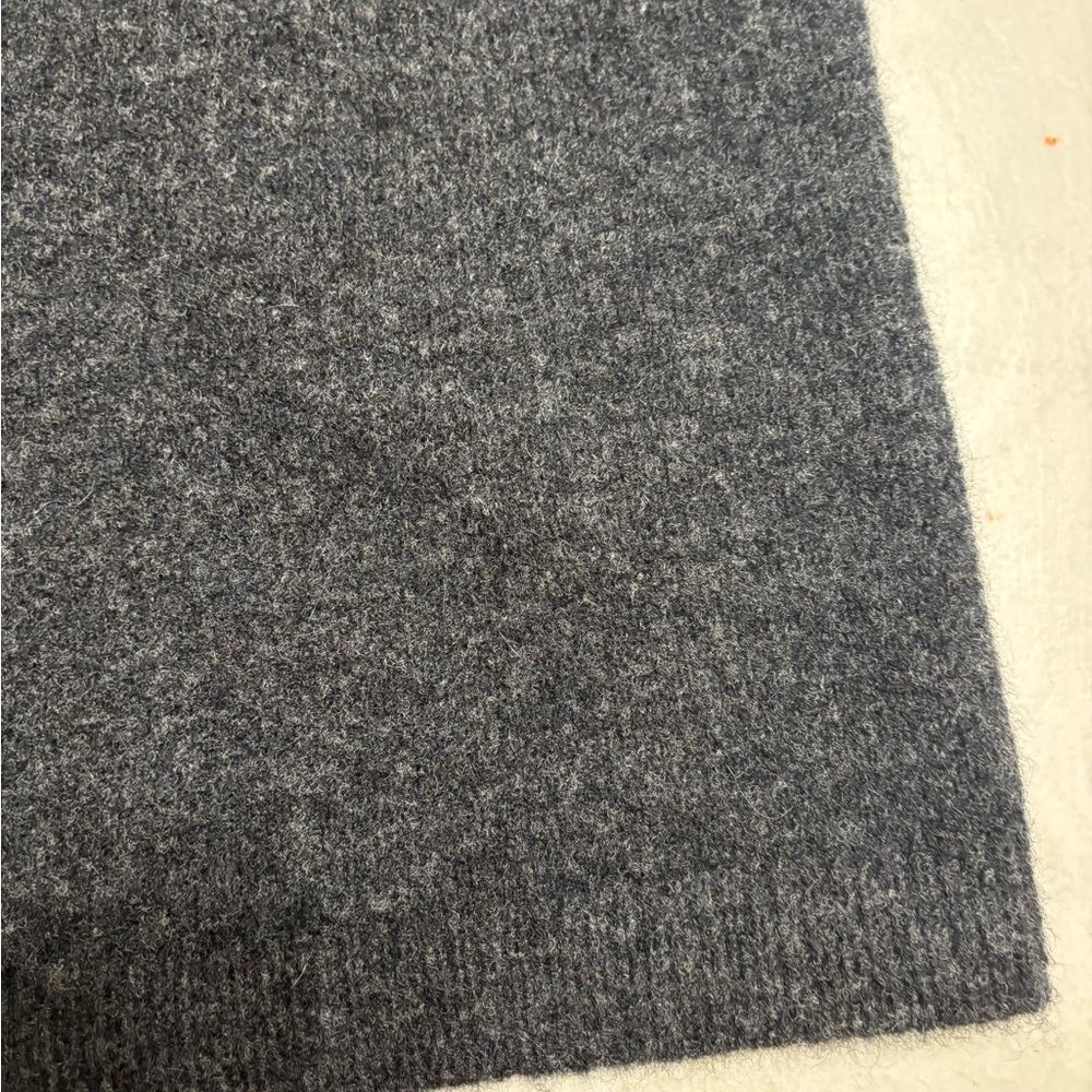 Vince Charcoal Sleeveless V Neck Sweater Dress - Picture 8 of 8